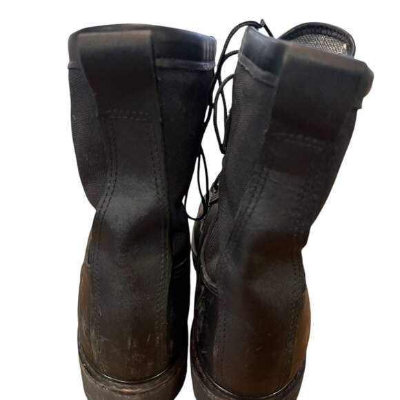 Military Gore-Tex Boots Size 11 1/2 R Black Lace Up Ankle Combat Boots 03-D-0321 - Picture 4 of 9